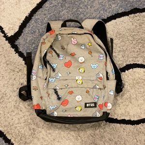 BT21 Grey Pattern Backpack